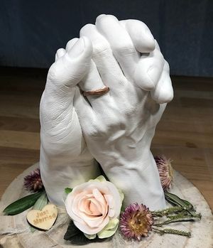 Handabdruck Hochzeit
